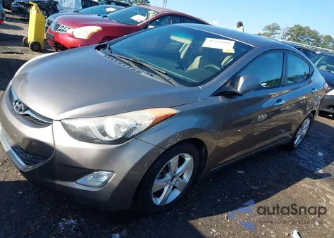 2013 Hyundai Elantra Gls из США, поврежденный, VIN 5NPDH4AE3DH323110